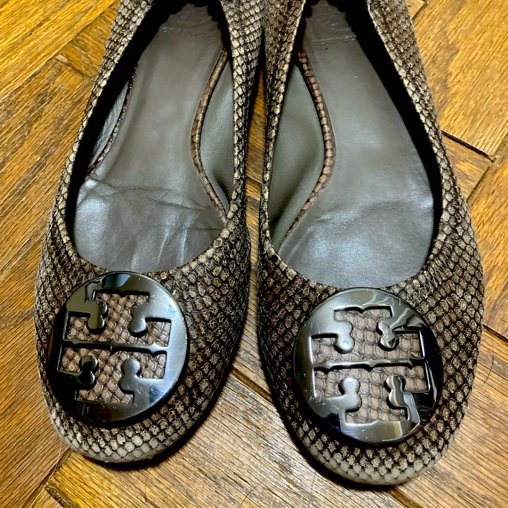 Brown Tory Burch Flats